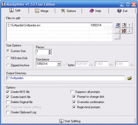 10 ways to split files, cut large files into several small files Picture 7