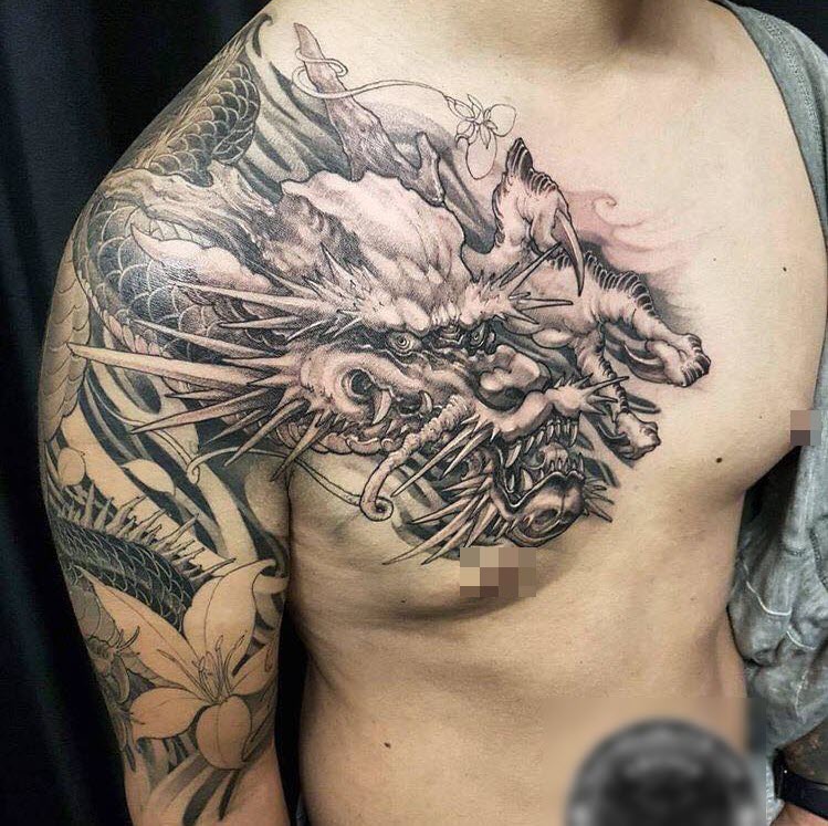 100+ Best dragon tattoo templates today Picture 101