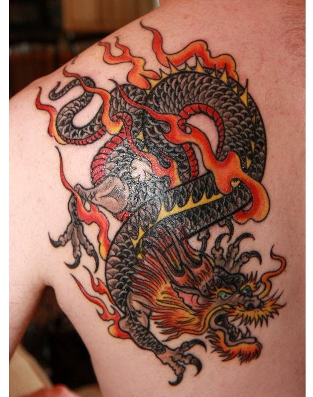 100+ Best dragon tattoo templates today Picture 103