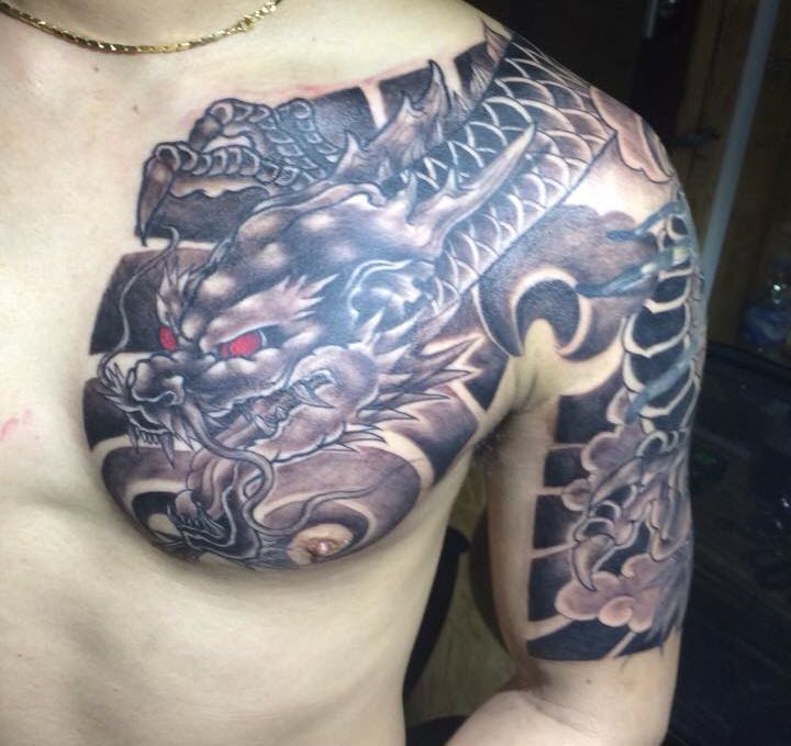 100+ Best dragon tattoo templates today Picture 14