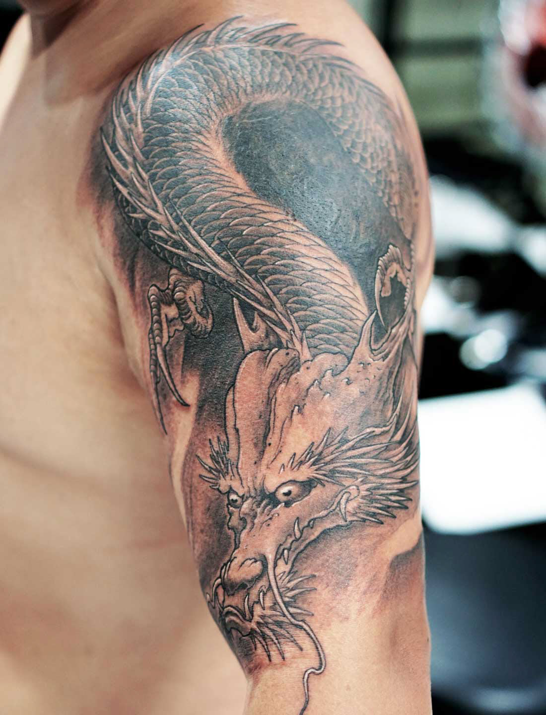 100+ Best dragon tattoo templates today Picture 16
