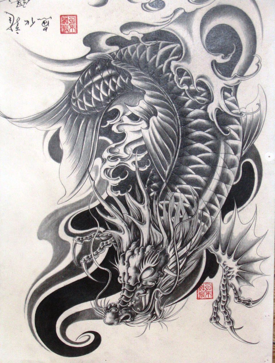 100+ Best dragon tattoo templates today Picture 27