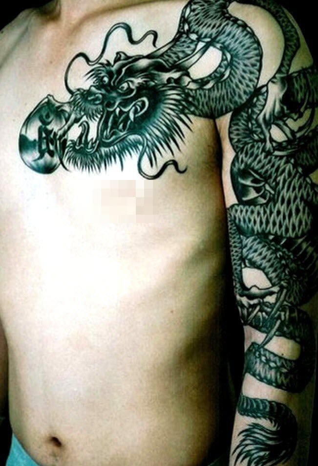 100+ Best dragon tattoo templates today Picture 39