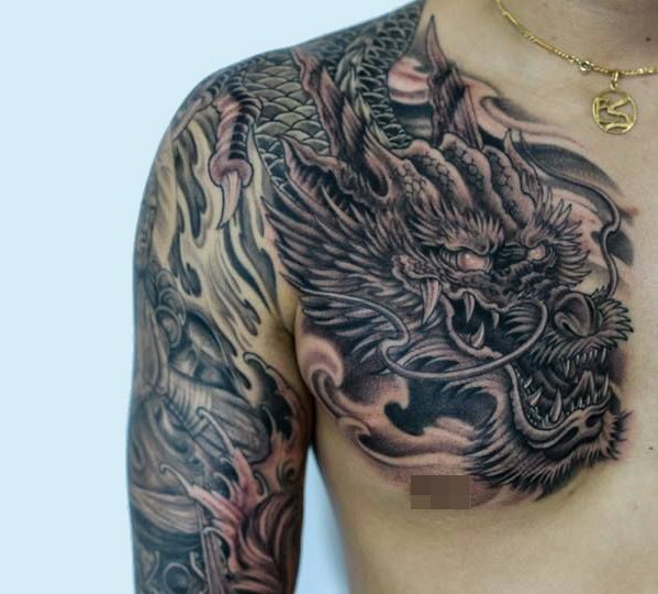 100+ Best dragon tattoo templates today Picture 52