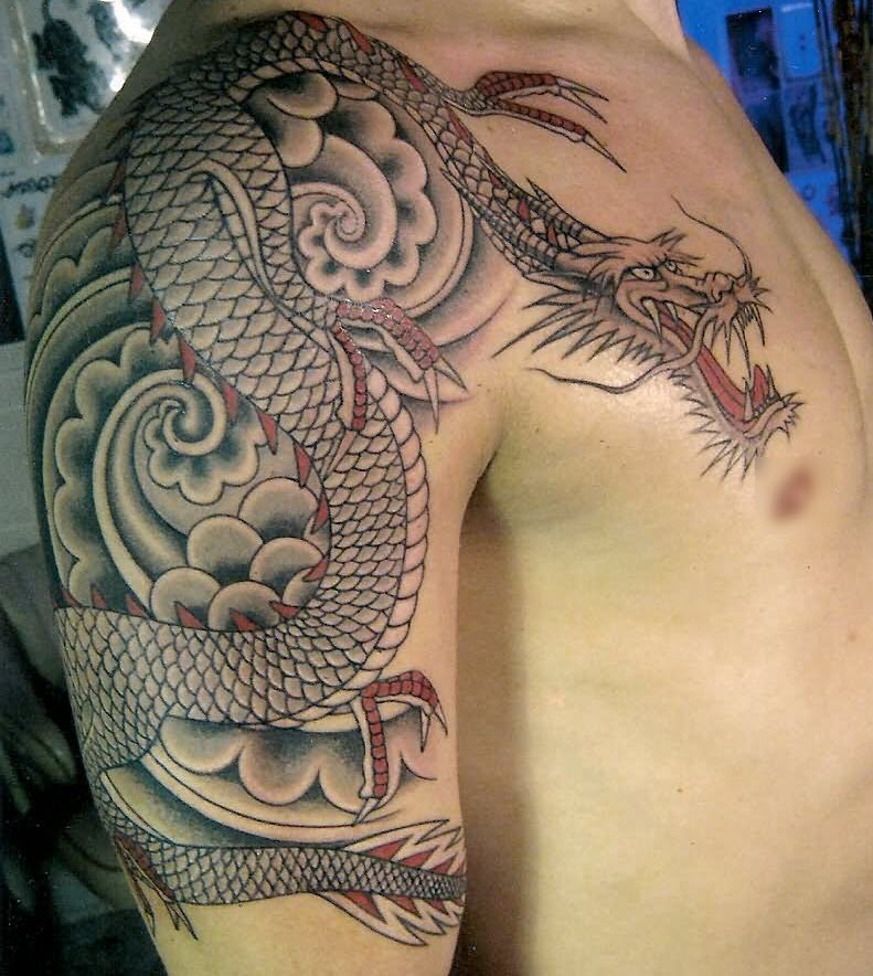 100+ Best dragon tattoo templates today Picture 59