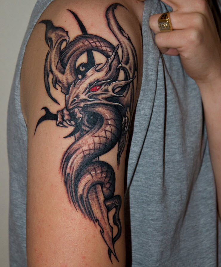 100+ Best dragon tattoo templates today Picture 68