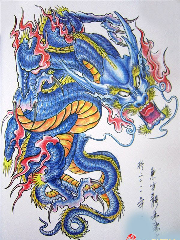 100+ Best dragon tattoo templates today Picture 73