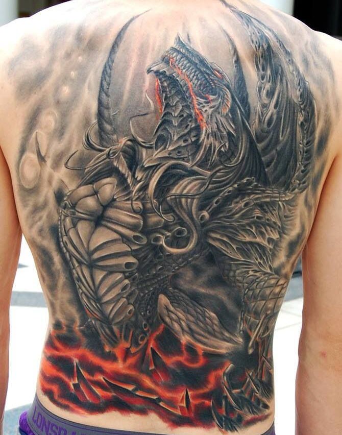 100+ Best dragon tattoo templates today Picture 78