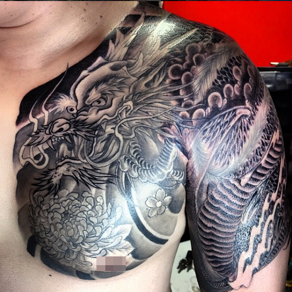 100+ Best dragon tattoo templates today Picture 95