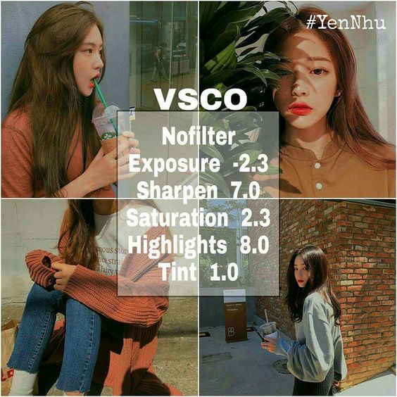 100+ most beautiful VSCO color correction formulas on Pinterest Picture 10