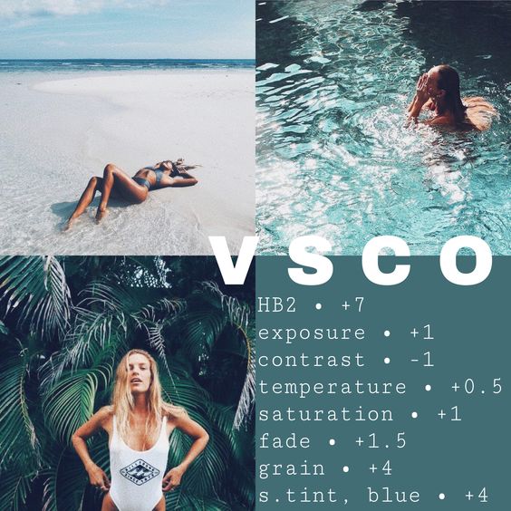 100+ most beautiful VSCO color correction formulas on Pinterest Picture 12