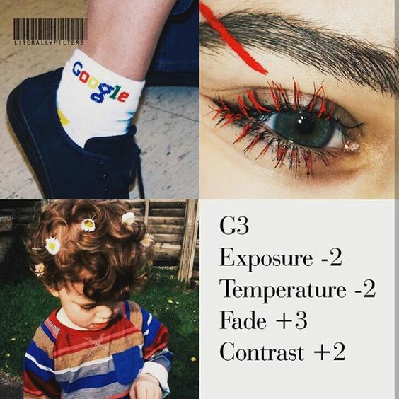 100+ most beautiful VSCO color correction formulas on Pinterest Picture 17