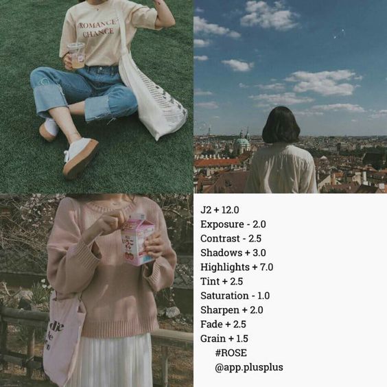 100+ most beautiful VSCO color correction formulas on Pinterest Picture 34