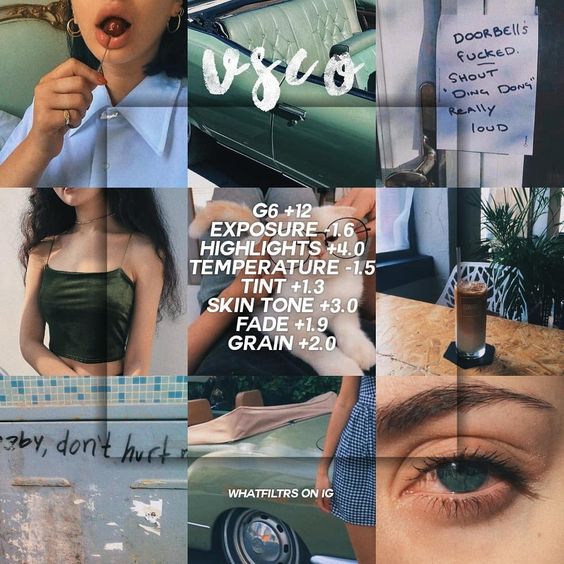 100+ most beautiful VSCO color correction formulas on Pinterest Picture 42