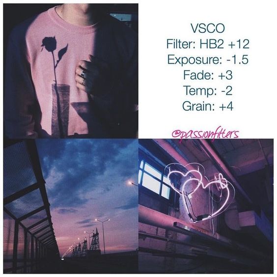 100+ most beautiful VSCO color correction formulas on Pinterest Picture 50
