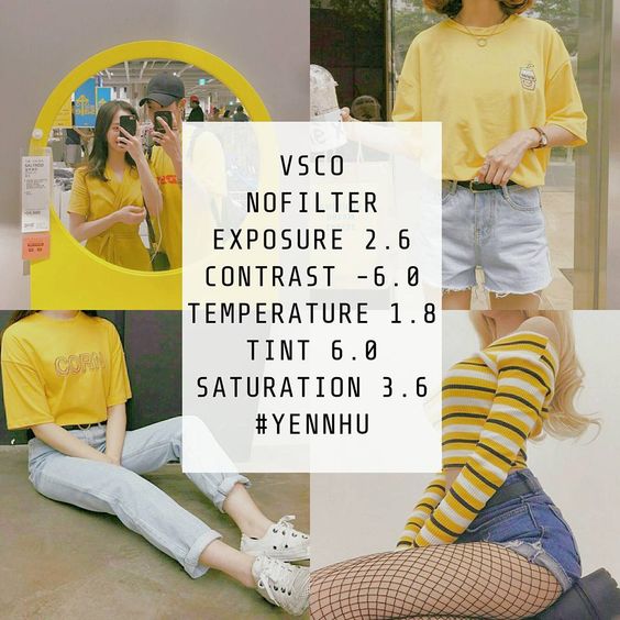 100+ most beautiful VSCO color correction formulas on Pinterest Picture 54