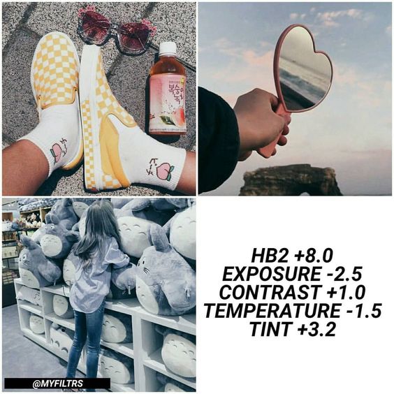 100+ most beautiful VSCO color correction formulas on Pinterest Picture 82