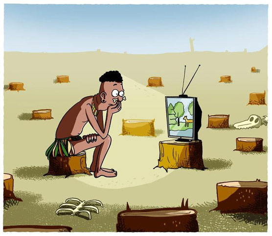 11 paintings that reflect the negative issues of modern life Picture 5