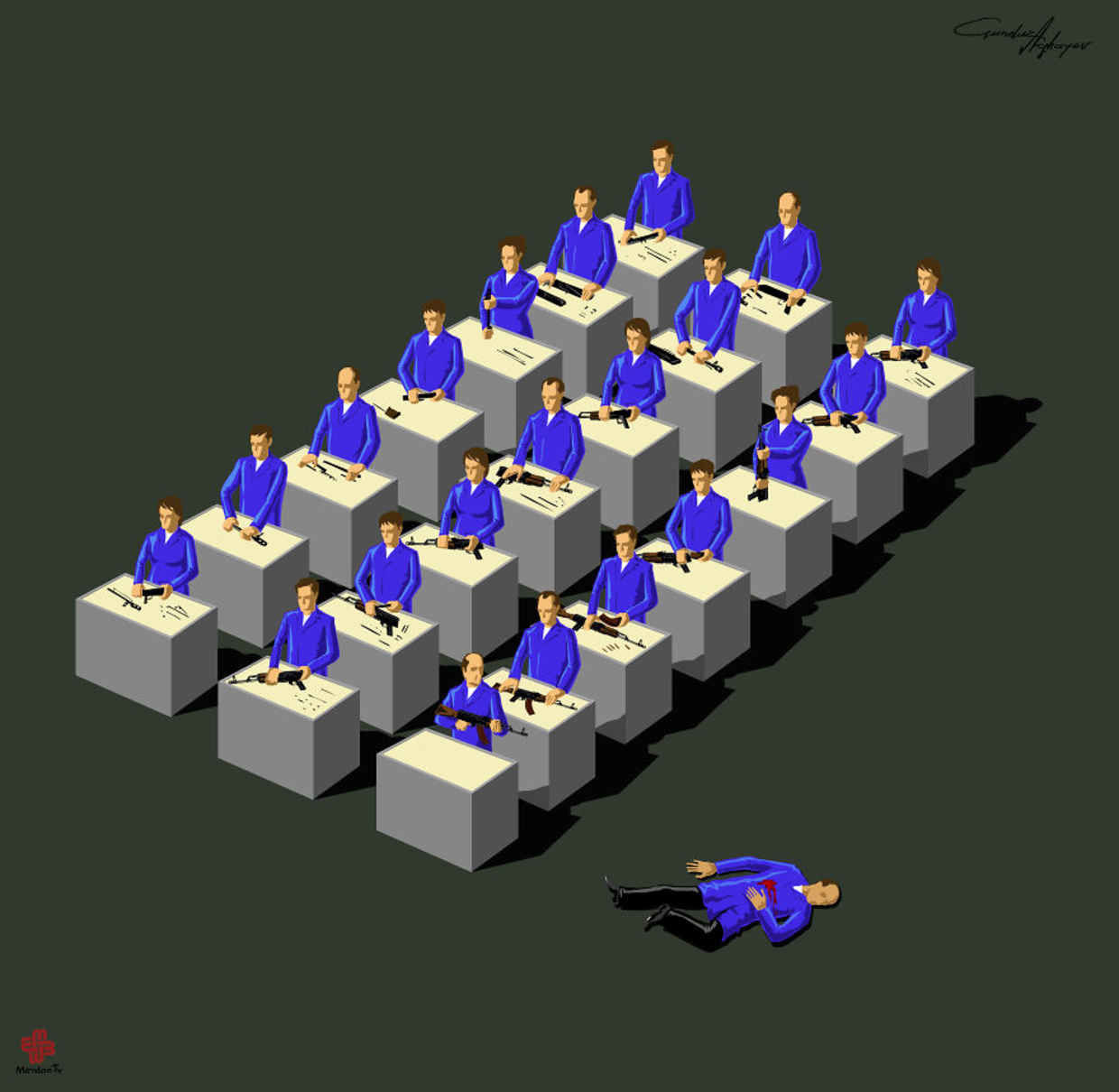 12 caricatures of real life make you ponder Picture 4