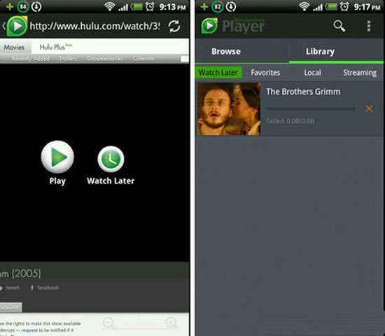 12 high quality movie watching software for Android phones Picture 4