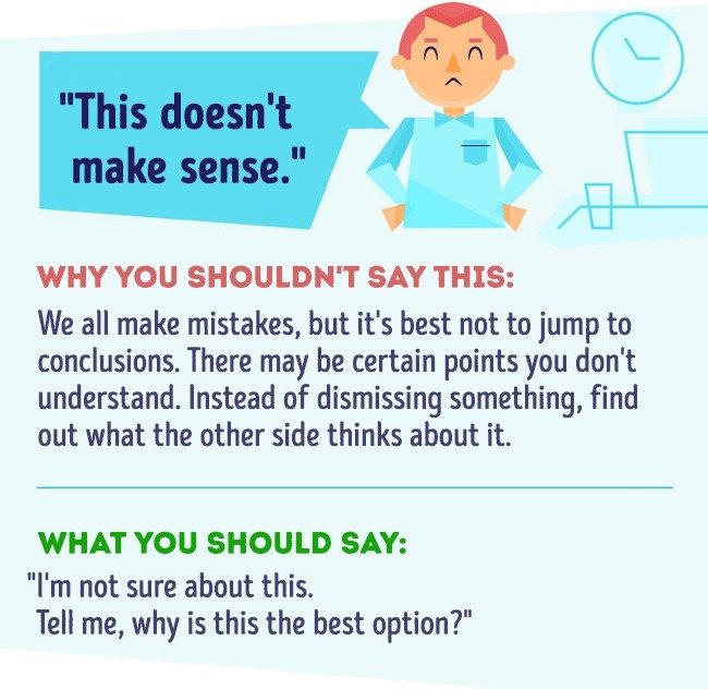 12 phrases absolutely should not be said at the company Picture 5