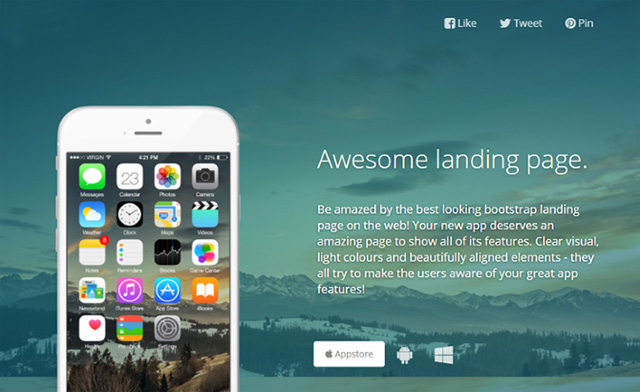12 stunning HTML5 templates that web designers should not ignore Picture 2