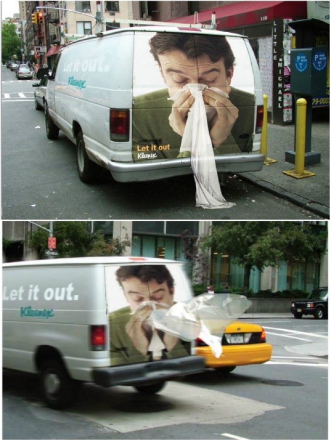 13 extremely creative advertising ideas that cannot be ignored Picture 1