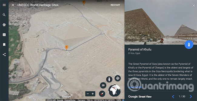 13 spectacular virtual tours on Google Earth you should explore Picture 2