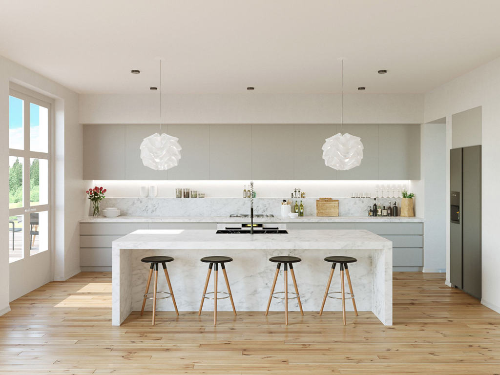 15 designs of a modern white kitchen with elegance, looking mesmerizing Picture 11