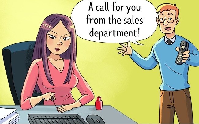 15 familiar actions that we often do at work Picture 14