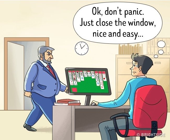 15 familiar actions that we often do at work Picture 17