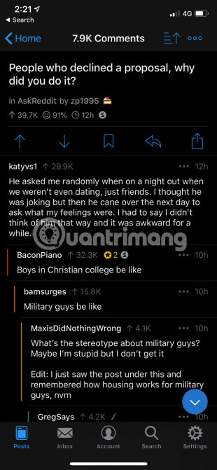 15 popular iPhone applications that support Dark Mode Picture 10