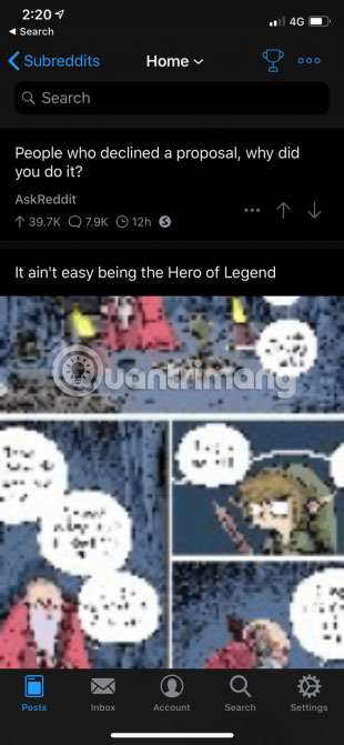 15 popular iPhone applications that support Dark Mode Picture 11