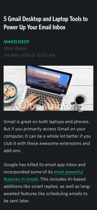 15 popular iPhone applications that support Dark Mode Picture 15