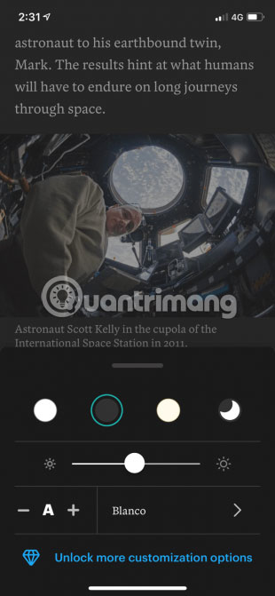 15 popular iPhone applications that support Dark Mode Picture 18
