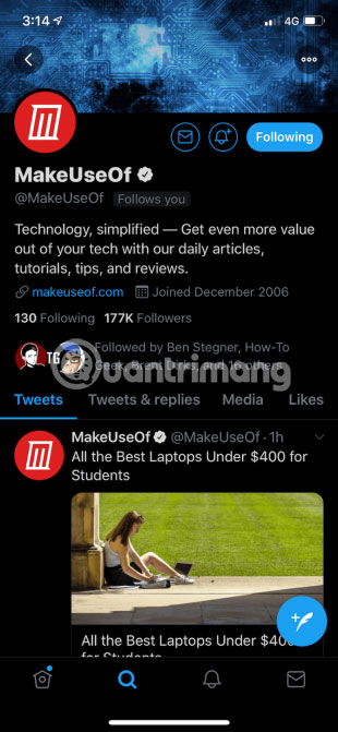 15 popular iPhone applications that support Dark Mode Picture 2