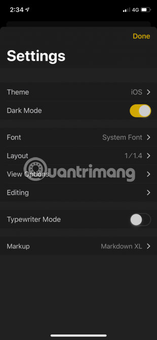 15 popular iPhone applications that support Dark Mode Picture 37