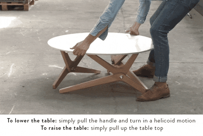 15 smart desks and chairs can 'transform' within a single note that everyone wants to own Picture 11