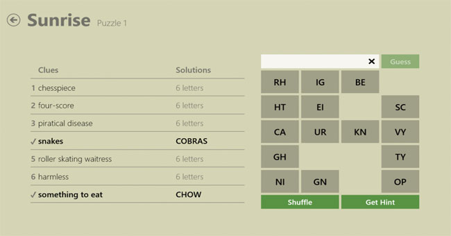 16 effective English word puzzle games on Android and iOS Picture 5