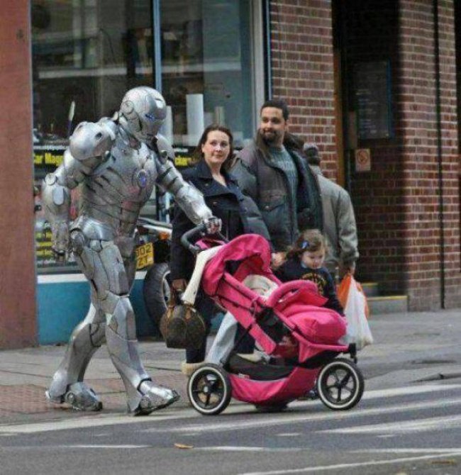 18 funny situations that most young fathers have gone through Picture 17