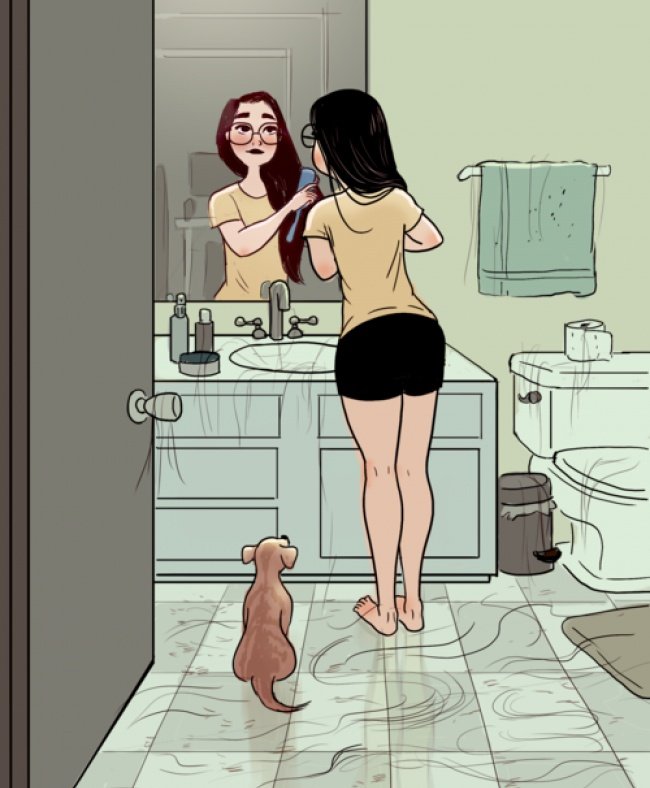 18 images illustrate exactly what happens when a girl lives alone Picture 7