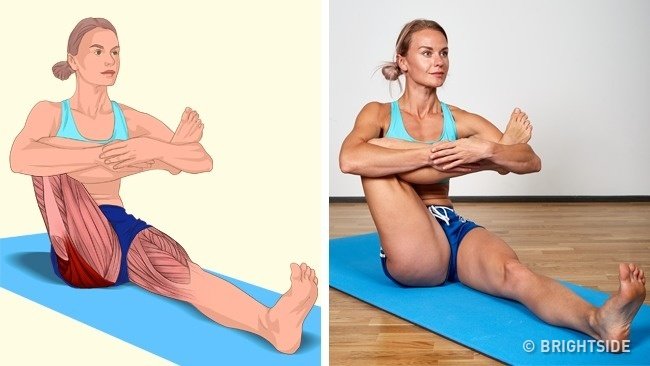 18 simple movements help stretch muscles in each position on the body Picture 18