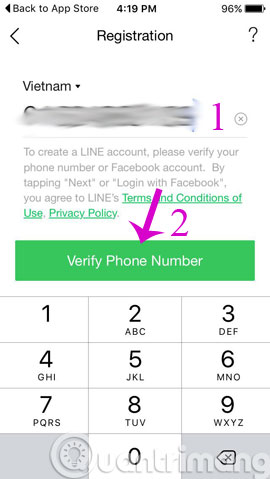 2 simple ways to create a Line account on your phone Picture 1