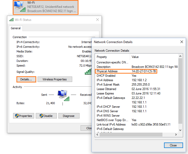2 simple ways to view and read MAC addresses on Windows 10 computers Picture 2