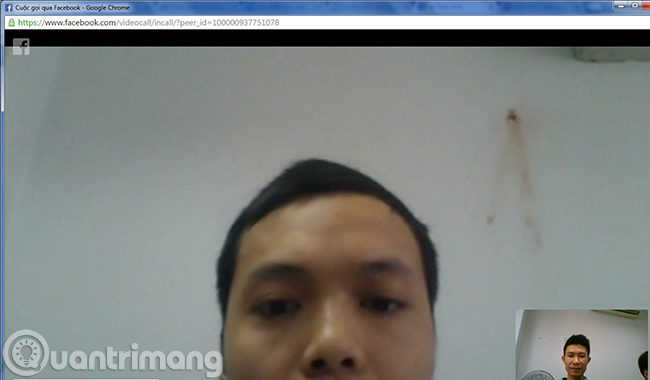 2 steps to make video calls on Facebook Picture 6