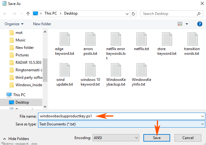 2 ways to back up Product Key on Windows 10, 8 and 8.1 Picture 2