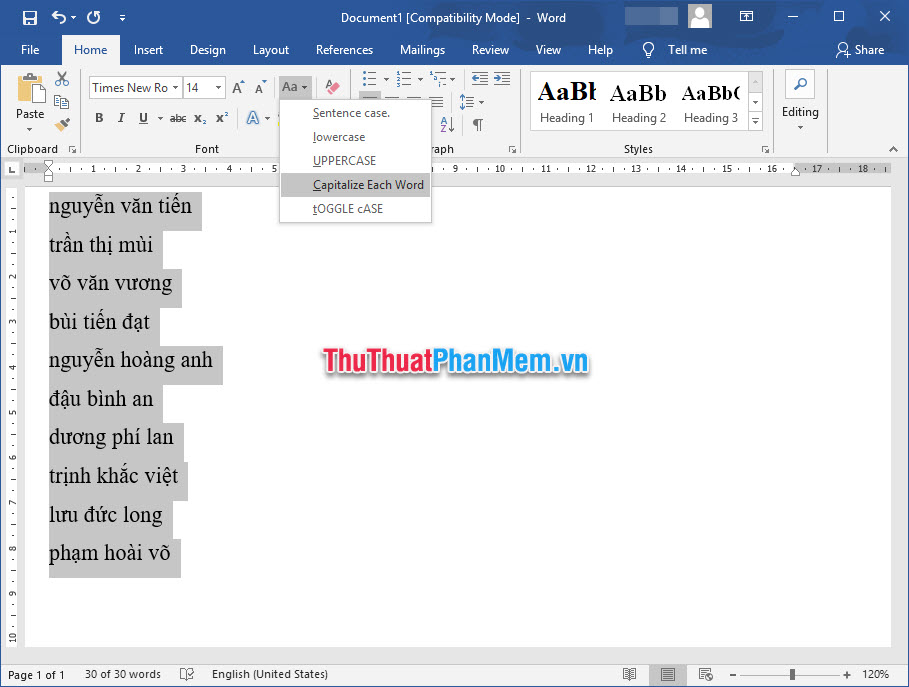 2 Ways to convert lowercase to uppercase in Excel Picture 10