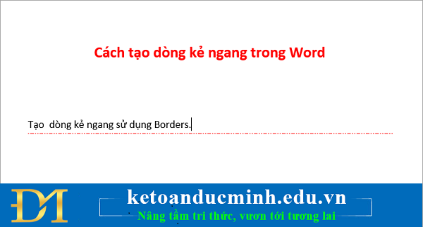2 ways to create horizontal lines extremely fast in WORD Picture 5