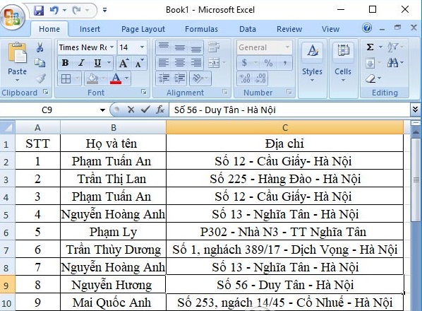 2 ways to delete data, duplicate content in Excel Picture 1