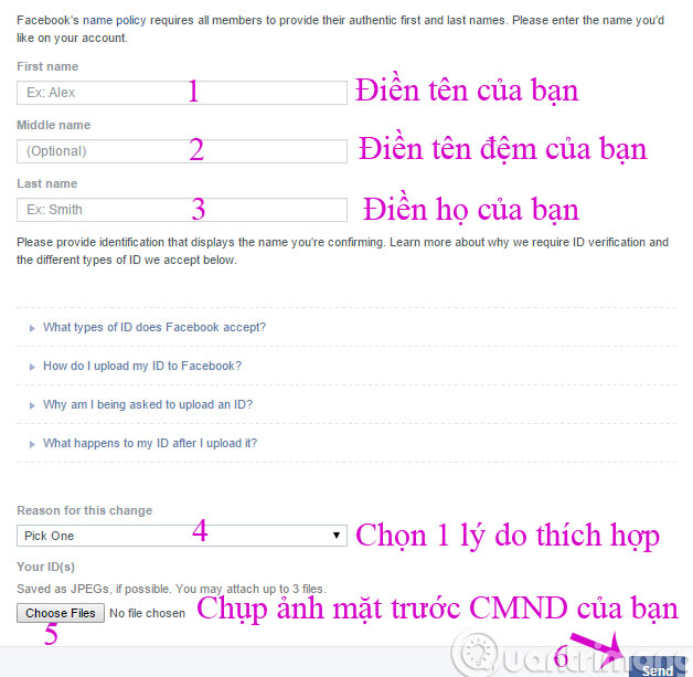 2 ways to rename Facebook when less than 60 days or more than 5 times Picture 6